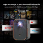 WEMAX Mini Videoprojecteur【Certifié Netflix & Google TV】Smart Projecteur Portable【Support 4K & 1080P Natif】Retroprojecteur avec 