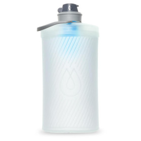 HydraPak FLUX + KIT DE FILTRE 1,5 L - Bouteille d'eau de randonnée pliable - Sans BPA, ultra léger bouchon à vis anti-déversemen