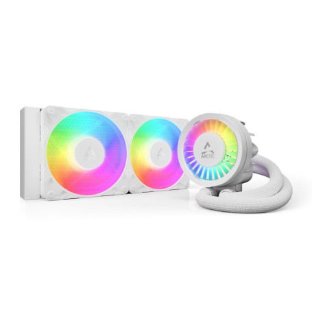 ARCTIC Liquid Freezer III Pro 240 A-RGB (blanc) - Refroidisseur CPU AIO, 2 x 120 mm refroidissement à eau, radiateur 38 mm, pomp