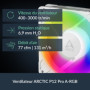 ARCTIC Liquid Freezer III Pro 240 A-RGB (blanc) - Refroidisseur CPU AIO, 2 x 120 mm refroidissement à eau, radiateur 38 mm, pomp