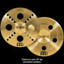 Meinl Cymbals HCS Cymbale Trash Stack 16 pouces (40,64cm) avec Trous – pour Batterie – Finition Traditionelle en Laiton, fabriqu