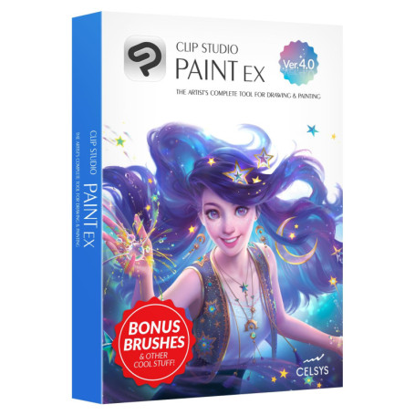 CLIP STUDIO PAINT EX - Version 4 | Licence perpétuelle | pour Windows et macOS