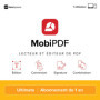 MobiPDF Ultimate | Lecteur et éditeur complet de PDF | Création, conversion, fusion, remplissage de PDF avec signature | Licence