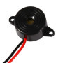 DC 3 24V 100mm Buzzer de tonalité électronique 85 à 95db Alarme Câble de son continu Buzzer piézoélectrique pour ordinateurs Imp