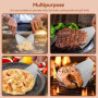Plancha Spatule, Spatule Multifonction En Acier Inoxydable Steak Crème Grattoir De Plaque De Cuisson, Spatule De Barbecue Plate 
