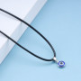 Yheakne Collier Ras Du Cou En Cuir Boho Collier En Cuir Noir Collier En Cuir Bleu Collier Pendentif Oeil Maléfique Oeil Chanceux