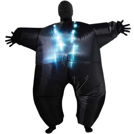 Morphsuits Deguisement Gonflable Megamorph Adulte Noir, Costume Sumo Gonflable Combat Adulte, Deguisement Sumo Adulte, Déguiseme