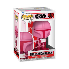 Funko Pop! Star Wars: Valentines - Mandalorian - Star Wars: The Mandalorian - Figurine en Vinyle à Collectionner - Idée de Cadea