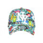 Hip Hop Honour Casquette Enfant Turquoise City Original Lisky NY Baseball de 7 à 11 Ans - Taille Unique - Vert