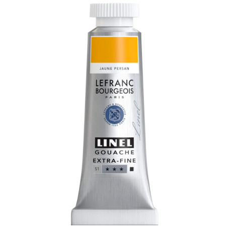 Lefranc Bourgeois Linel Gouache Extra-Fine Tube 14ml Jaune Persan Série 1