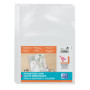 Oxford Lot de 100 Pochettes-Coin Haute Résistance A4 PVC Lisse Epaisseur 15/100ème Incolore