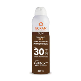 ECRAN® - Brume Huile Activatrice de Bronzage - Haute Protection - Technologie vitEox80 - Vitamine E - Protection UVA, UVB, Lumiè