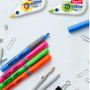 BIC Kit Multicolore avec Rubans Correcteurs Mini Pocket Mouse, Stylos-bille Cristal Multicolour, Surligneurs Highlighter Grip et