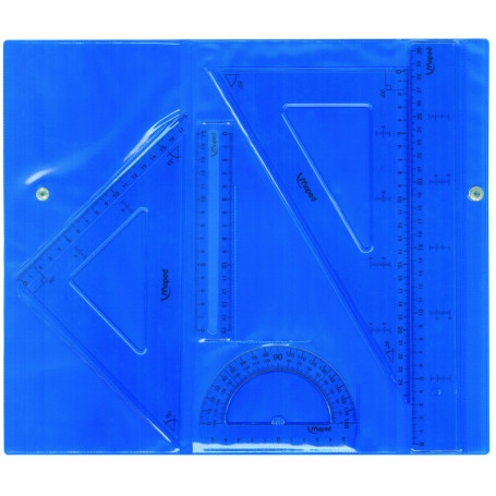 Maped - Jeu Broche, 5 Unités: 2 Règles, Deux équipes et Un cartabon, Couleur Variée (897112)