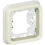 Legrand 069692 Support Plaque Étanche 1 Poste Plexo Composable, Blanc