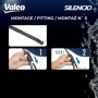 VALEO Silencio Essuie-glace - VF369 - Kit de Balais d'Essuie-glace 500 mm / 450 mm Plats d'Origine de Haute performance, Visibil