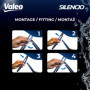 VALEO Silencio Essuie-glace 250 mm - VR51 - Balai d'Essuie-Glace 250 mm Toutes-saisons, Durable, Résistant, Adaptable Parfaiteme