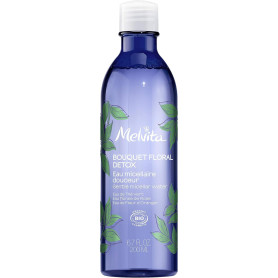 Melvita, Eau Micellaire Bio Bouquet Floral Detox, Démaquillante Douce pour Peau Nette et Éclatante, Parfaite pour un Nettoyage e