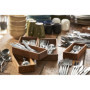 Ménagère 16 pièces Inox Gamme ORLEANS Avec 4 couteaux L 22 cm, 4 fourchettes L 20 cm, 4 cuillères à soupe L 20 cm et 4 cuillères