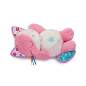 VTech - Mon Chaton Douce Nuit Rose - Peluche Qui Respire et Ronronne, Veilleuse Bébé Musicale et Lumineuse - Peluche Respirante 