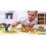 Papo - Mini Savane Environnement Display, Monde des Animaux Sauvages Multicolore pour Enfants dès 3 Ans - Exploration de la Biod