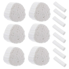 Scicalife 1000Pcs Rouleaux de Coton Dentaire Haute Absorbante Boule de Coton Roulée Tampons de Coton Bouchons de Nez pour Enfant