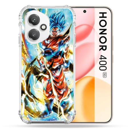 Cokitec Coque Renforcée pour Honor 400 5G Manga Dragon Ball Sangoku Blanc