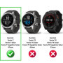 PHONILLICO Verre Trempé pour Garmin Fenix 7/7 Solar / 7 Sapphire Solar [Lot de 2] Film Protection Ecran Montre Anti Rayure