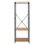 HOME DECO FACTORY - HD7437 - Portant à Vêtement en Acier, Mobilier, Meuble, Portemanteau, Entrée, Black