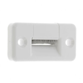 cyclingcolors Guide sangle jusqu'à 23mm de volet roulant fente oblique avec joint brosse en PVC blanc à visser Enroulement Fixat