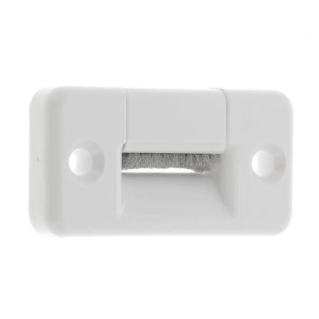 cyclingcolors Guide sangle jusqu'à 23mm de volet roulant fente oblique avec joint brosse en PVC blanc à visser Enroulement Fixat