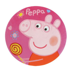 Jemini Fun House 712295 Peppa Pig Coussin Rond Rose Ø 28 cm