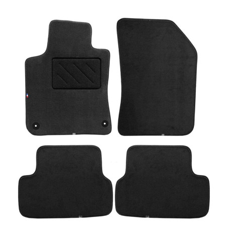 HVD Tapis Voiture Compatible avec Dacia Duster I du 01/2014 au 12/2017- sur Mesure (gabarit testé & approuvé) | Fabrication Fran