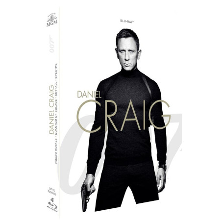 James Bond 007-La Collection Daniel Craig : Casino Royale + Quantum of Solace + Skyfall + Spectre [Blu-Ray]