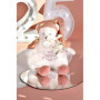 DOUDOU ET COMPAGNIE - Ours Rose Cape Édition 25 Ans – Doudou Peluche Bébé Ultra Doux avec Boîte Cadeau pour Offrir – Idée Cadeau