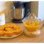 LITTLE BALANCE 8832 Little Juice, Presse agrume électrique, Grande capacité 0,7 L, Double rotation, 2 cônes interchangeables, Fo