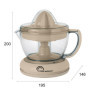 LITTLE BALANCE 8832 Little Juice, Presse agrume électrique, Grande capacité 0,7 L, Double rotation, 2 cônes interchangeables, Fo