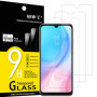 NEW'C Lot de 3, Verre Trempé pour Xiaomi Mi A3, Film Protection écran efficace contre les Rayures - sans Bulles - Ultra Résistan