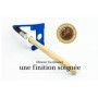 Applicateur Pinceau rechampir + Un adhesif Velours de masquage Rechange, Outil de Protection Contre débordement de Peinture Bleu
