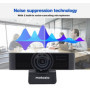 Matosio OwlEye Caméra de visioconférence 1080P, Webcam USB avec 2 Microphones de conférence antibruit, Autofocus, Grand Angle 84