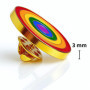 Pins Arc En Ciel | Pride Pins LGBT | Broche Dorée Badge Drapeau | Accessoire Doré Original Symbolique Communauté | Bijou Unisexe