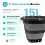 Bucket Spray - Seau d’Arrosage Portable avec Pompe Rechargeable – 15L Pliable – Pulvérisateur Autonome pour Camping, Jardin, Net