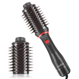 Brosse Soufflante Chauffante One Step pour Cheveux – Sèche, Lisse & Donne du Volume – Hair Dryer Styler avec Technologie Ionique
