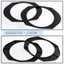 AERZETIX - C11578 - Lot de 2 Adaptateurs/supports pour haut-parleurs de voiture Ø165 mm - compatible avec Ford Fiesta Focus Ka M