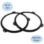 AERZETIX - C11622 - Lot de 2 Adaptateurs/supports pour haut-parleurs de voiture Ø165 mm - côté de montage portière avant - compa