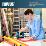 NOVUS TOOLS Agrafeuse électrique J-151 Kit avec 1200 agrafes │ Agrafeuse et cloueuse professionnelle pour agrafes en fil plat 6-