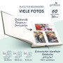 goldbuch Bella Vista 27 309 Album photo avec découpe photo artichaut 30 x 31 cm 60 pages blanches avec intercalaires en cristal 