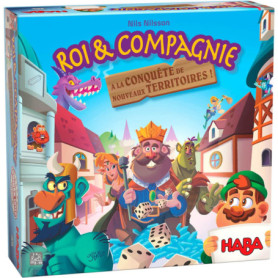 HABA - Roi et Compagnie : A la conquête des Territoires - Jeu de société - Un Jeu de dés stratégique - 8 Ans et Plus - 306402