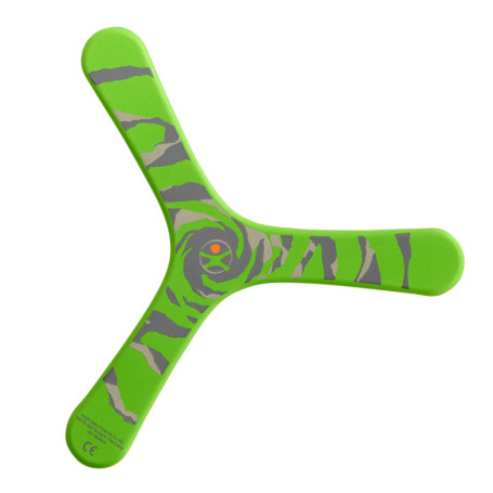 HABA Terra Kids Boomerang 2011894001 - Trois ailes en mousse rigide avec instructions de lancement (français non garanti) - Conv