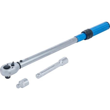 BGS 2837 | Jeu de clés dynamométrique | adaptateur + rallonge | mâle 12,5 mm (1/2") | 40-220 Nm | 3 pièces